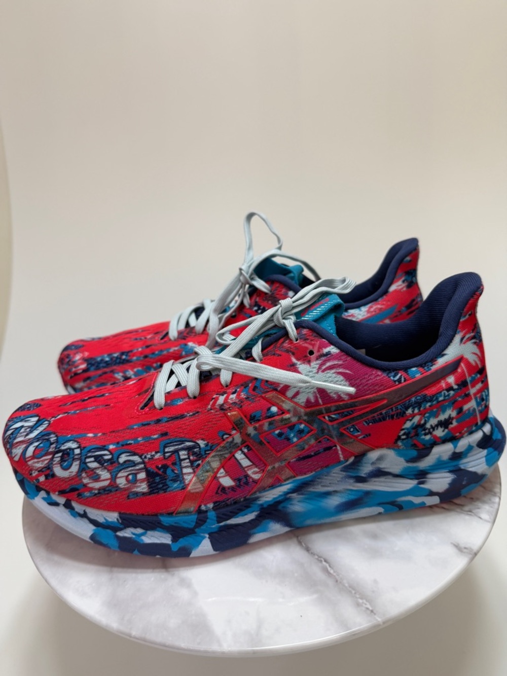 ASICS Noosa Tri 14 Sneakers Multicolor Pro Running Trainers Pink Shoes 9.5